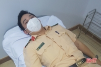 5 cán bộ, chiến sỹ công an Hà Tĩnh hiến máu cứu sản phụ qua cơn nguy kịch