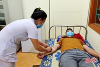 4 cán bộ, đoàn viên, công an ở Hương Khê kịp thời hiến máu cứu người