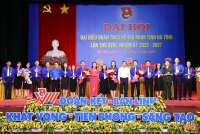 Bế mạc Đại hội Đoàn TNCS Hồ Chí Minh tỉnh Hà Tĩnh lần thứ XVIII, nhiệm kỳ 2022-2027