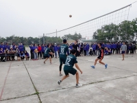 Đoàn Trung tâm GDNN - GDTX huyện Lộc Hà tổ chức thành công giải bóng chuyền nam học sinh