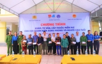 HUYỆN ĐOÀN THẠCH HÀ PHỐI HỢP TỔ CHỨC KHÁM, CẤP PHÁT THUỐC CHO HƠN 250 CỰU TNXP VÀ NGƯỜI CAO TUỔI.