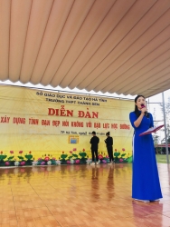Sôi nổi các Diễn đàn “Xây dựng tình bạn đẹp, nói không với bạo lực học đường” ở thành phố Hà Tĩnh
