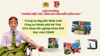 2 chiến sỹ CAND quê Hà Tĩnh được vinh danh “Gương mặt trẻ Công an tiêu biểu” toàn quốc