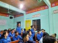 Hương Khê: Sinh hoạt chi đoàn với chủ đề: “Cử tri trẻ với cuộc bầu cử đại biểu Quốc hội khóa XV và đại biểu Hội đồng nhân dân các cấp nhiệm kỳ 2021-2026”