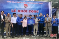 Khởi công nhà nhân ái cho học sinh nghèo học giỏi tại Hà Tĩnh