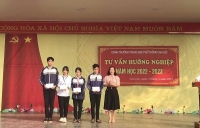 Thiết thực với các nội dung tư vấn, định hướng nghề nghiệp sau khi ra trường cho đoàn viên khối trường học tại huyện Can Lộc năm 2023