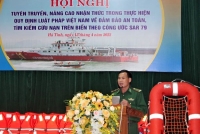 Nâng cao nhận thức trong việc thực hiện quy định luật pháp Việt Nam về đảm bảo an toàn, tìm kiếm cứu nạn trên biển