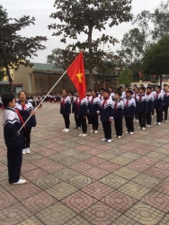 Hội đồng Đội Thị xã Hồng Lĩnh: Liên đội trường THCS Bắc Hồng tổ chức Hội thi Nghi thức Đội