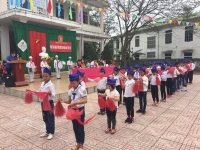 Hương Sơn: Liên đội Trường Tiểu học Sơn Hàm tổ chức Hội thi: Nghi thức Đội và đồng diễn múa hát tật thể năm học 2020- 2021