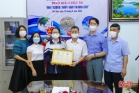 Học sinh Hà Tĩnh giành giải ba cuộc thi “Khí tượng thủy văn trong em”