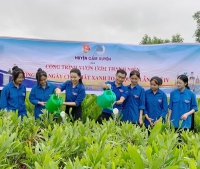 Tuổi trẻ Hà Tĩnh chung tay thực hiện chương trình "Triệu cây xanh - Vì một Việt Nam xanh" năm 2023