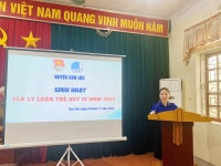 Can Lộc: Sinh hoạt CLB Lý luận trẻ quý IV- ĐVTN với mạng xã hội