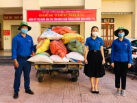 Cẩm Xuyên: Tuổi trẻ Cẩm Xuyên gửi hàng chục tấn nhu yếu phẩm vào miền Nam chống dịch Covid - 19
