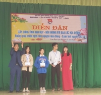 Học sinh Trường THPT Kỳ Lâm xây dựng tình bạn đẹp, nói không với bạo lực học đường