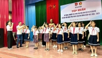 THỊ XÃ KỲ ANH TỔ CHỨC HỘI NGHỊ TẬP HUẤN KỸ NĂNG NGHIỆP VỤ CÔNG TÁC ĐỘI VÀ PHONG TRÀO THANH THIẾU NHI CHO ĐỘI NGŨ CHỈ HUY ĐỘI, PHỤ TRÁCH SAO NHI ĐỒNG NĂM HỌC 2024 - 2025