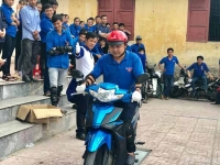 Hương Sơn: Tập huấn kiến thức ATGT và kỹ năng lái xe an toàn cho ĐVTN