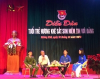 Hương Khê: Tổ chức thành công diễn đàn “Tuổi trẻ Hương Khê sắt son niềm tin với Đảng”