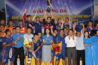 Đoàn thanh niên Công ty Xăng dầu Hà Tĩnh vô địch Giải bóng đá nam thanh niên Khối Doanh nghiệp năm 2018