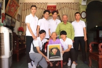 Nhóm bạn trẻ phục dựng ảnh chân dung 13 Anh hùng, liệt sĩ Truông Bồn
