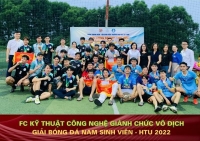Đại học Hà Tĩnh: Giải bóng đá nam sinh viên HTU năm 2022 chào mừng Đại hội Đoàn các cấp