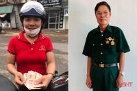 Nhặt được túi tiền, cựu chiến binh ở phố núi Hà Tĩnh đăng facebook tìm người trả lại