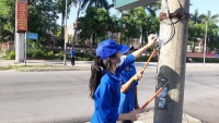 Tuổi trẻ Hà Tĩnh sôi nổi các hoạt động tình nguyện vì đô thị văn minh