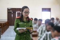 Lớp học “đặc biệt” trong trại giam ở Hà Tĩnh