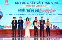 Hà Tĩnh: Tổ chức Lễ Tổng kết và trao giải Cuộc thi Video clip Hà Tĩnh trong tôi