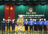 BTV Tỉnh đoàn chỉ đạo tổ chức thành công Đại hội điểm cấp cơ sở Đoàn TNCS Hồ Chí Minh phường Nguyễn Du, TP Hà Tĩnh