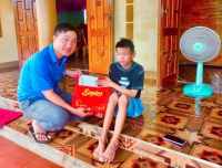 Huyện Đoàn Vũ Quang Trao quà động viên thanh niên yếu thế, chậm tiến, thanh niên kém may mắn do đau yếu trên địa bàn huyện