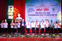 Cẩm Xuyên: Trường THCS Nguyễn Hữu Thái tổ chức thành công chương trình ngoại khóa “Tìm hiểu kiến thức về sử dụng năng lượng tiết kiệm và hiệu quả”