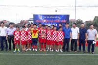 Hồng Lĩnh: Bế mạc giải bóng đá Thiếu niên toàn thị xã hè năm 2018