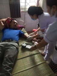 Cẩm Xuyên: Đoàn viên thanh niên hiến máu kịp thời cứu sống mẹ con sản phụ qua cơn nguy kịch