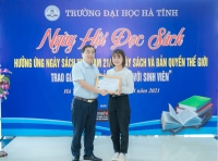 Đoàn Trường Đại học Hà Tĩnh - Sôi nổi các hoạt động hưởng ứng Ngày sách Việt Nam