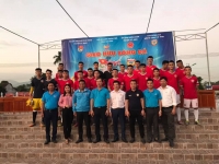 Giao lưu bóng đá giữa đội Thanh niên Kỳ Anh với CLB bóng đá Hồng Lĩnh Hà Tĩnh