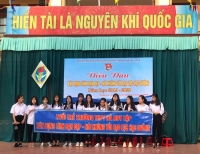 Cẩm Xuyên: Sôi nổi diễn đàn "Xây dựng tình bạn đẹp - Nói không với bạo lực học đường tại Trường THPT Hà Huy Tập