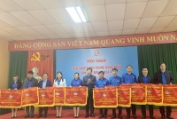 Tuổi trẻ Hà Tĩnh nhận cờ thi đua "Đơn vị xuất sắc" của BCH  Trung ương Đoàn năm 2019