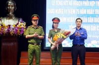 Lễ tổng kết Kế hoạch phối hợp triển khai các hoạt động Chào mừng kỷ niệm 75 năm ngày Truyền thống CAND Việt Nam,15 năm Ngày hội toàn dân bảo về ANTQ; Tổng kết; trao giải các cuộc thi.