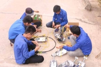 Đoàn khối CCQ tỉnh: Sôi nổi Mùa hè xanh của đoàn viên thanh niên trường Trung cấp nghề Hà Tĩnh
