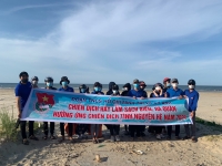 Thị đoàn Kỳ Anh: Ra quân vệ sinh môi trường biển và tuyên truyền biển, đảo cho ĐVTN