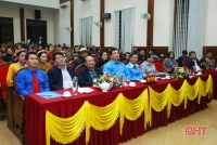 Đại diện lãnh đạo Ban Dân vận Tỉnh ủy, Tỉnh đoàn, Hội LHTN Việt Nam tỉnh tham dự Chương trình với vai trò Ban Giám Khảo