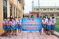 Nghi Xuân: Thiếu nhi thực hiện công trình măng non chào mừng Đại hội Đoàn TNCS Hồ Chí Minh các cấp nhiệm kỳ 2022 - 2027