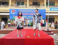 Liên đội THCS Lê Bình tổ chức Ngày hội “Sống xanh” vì môi trường xanh - sạch - đẹp