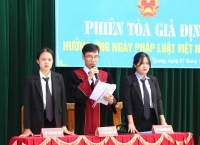 Vũ Quang: Phiên tòa giả định hưởng ứng Ngày Pháp luật Việt Nam