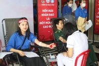 Tuổi trẻ HTU tham gia ngày hội hiến máu tình nguyện “Trao giọt hồng, gửi yêu thương” năm 2022.
