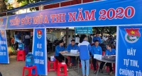 Hà Tĩnh gần 1.200 Tình nguyện viên tham gia Chương trình "Tiếp sức mùa thi" tại 37 điểm thi trong toàn tỉnh.