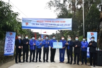 Các Tỉnh đoàn trong Cụm Bắc Trung bộ dâng hương báo công và tổ chức khánh thành công trình thanh niên tại tỉnh Hà Tĩnh
