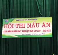 Đức Thọ: Đoàn trường THPT Lê Hồng Phong tổ chức thành công Hội thi nấu ăn năm học 2020 – 2021