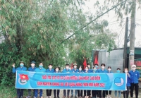 Tuổi trẻ Lộc Hà đồng loạt ra quân  Ngày cao điểm "Tình nguyện chung tay xây dựng nông thôn mới" 2022