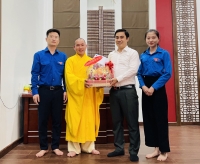 Tỉnh đoàn – Hội LHTN Việt Nam tỉnh chúc mừng Đại lễ Phật Đản